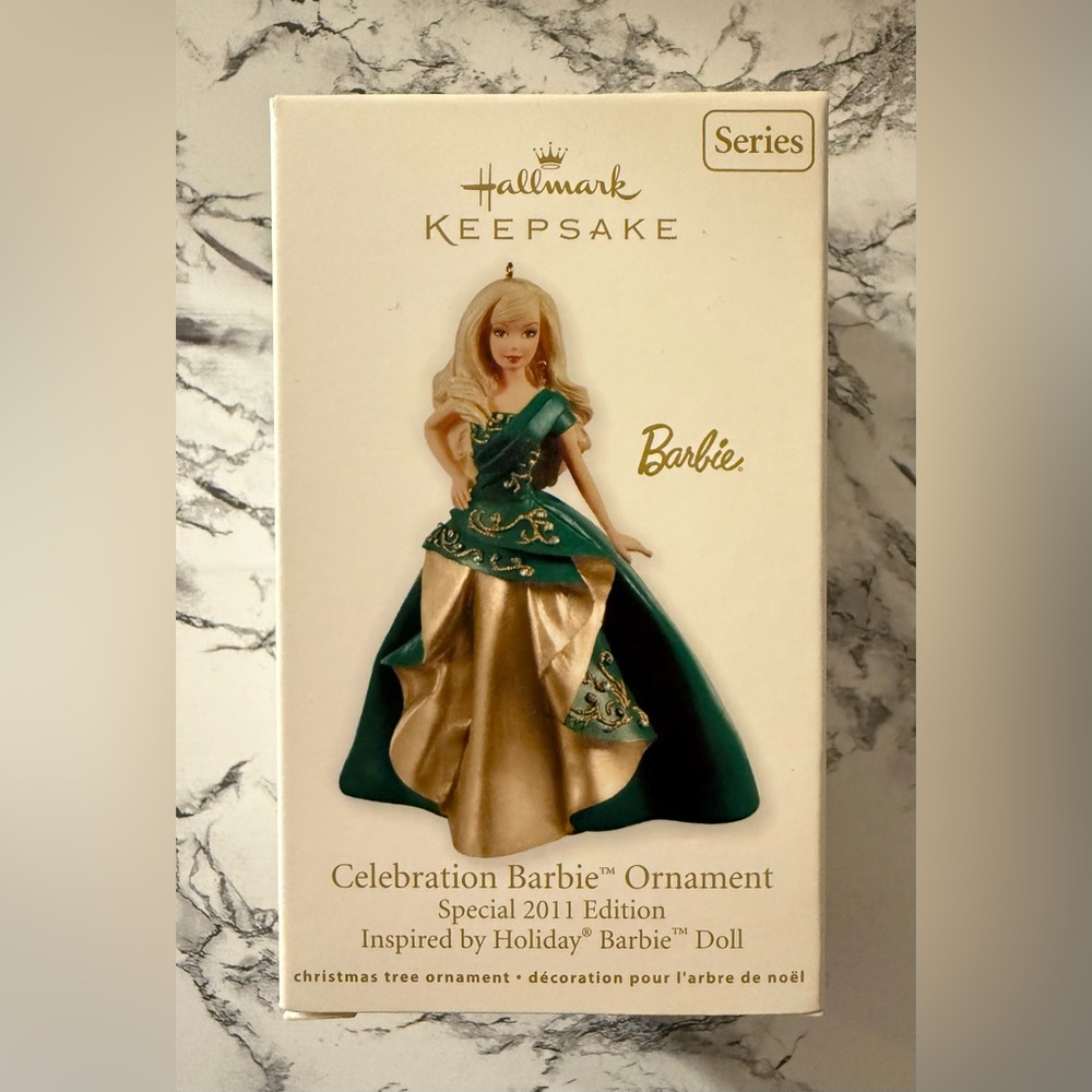 Hallmark Keepsake Ornament Celebration Barbie 2011 Edition